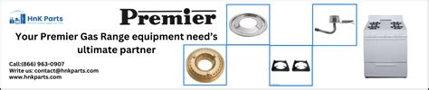 premier gas stove replacement parts online